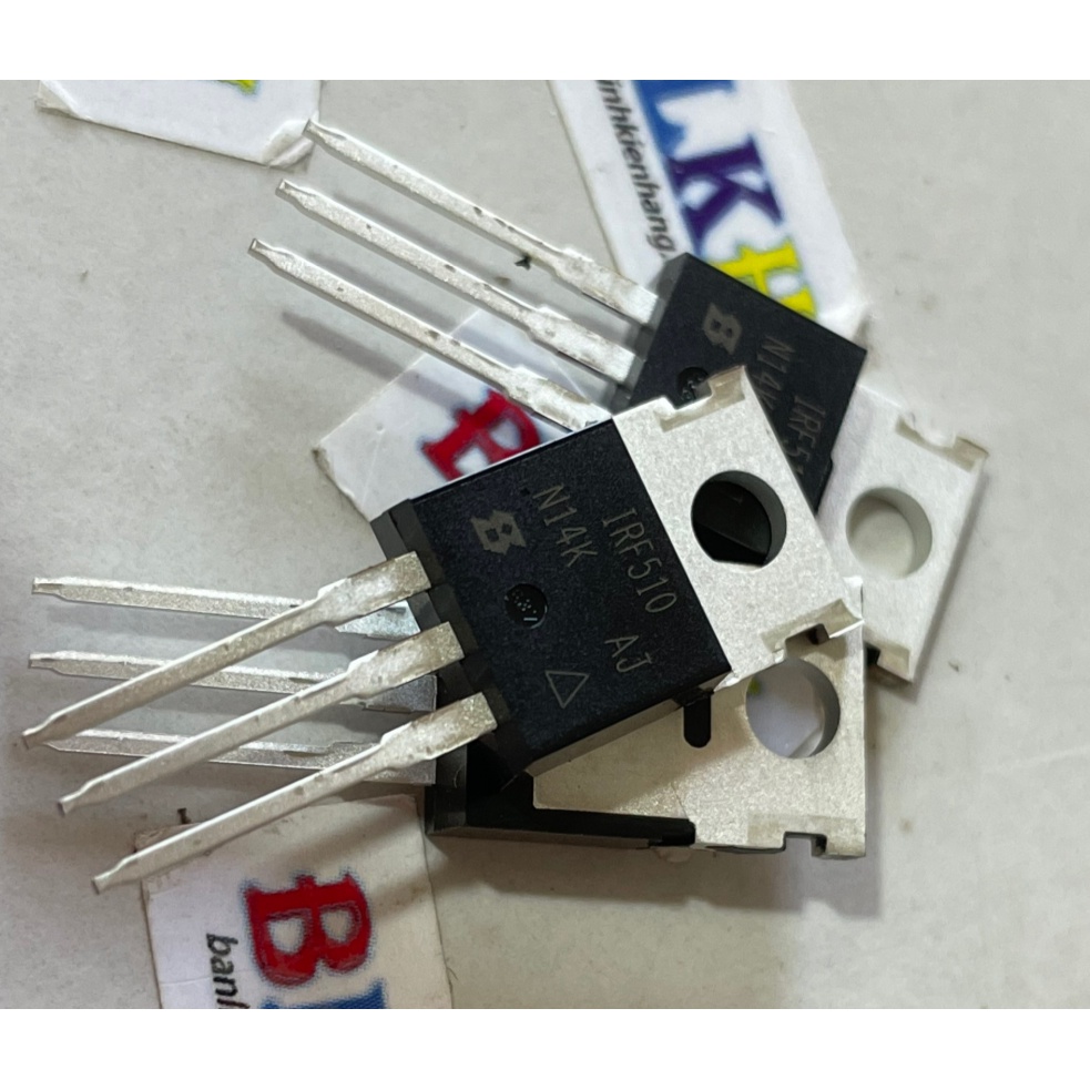 IC Mosfet kênh N IRF510PBF IRF510 5.6A 100V TO-200 chính hãng Vishay