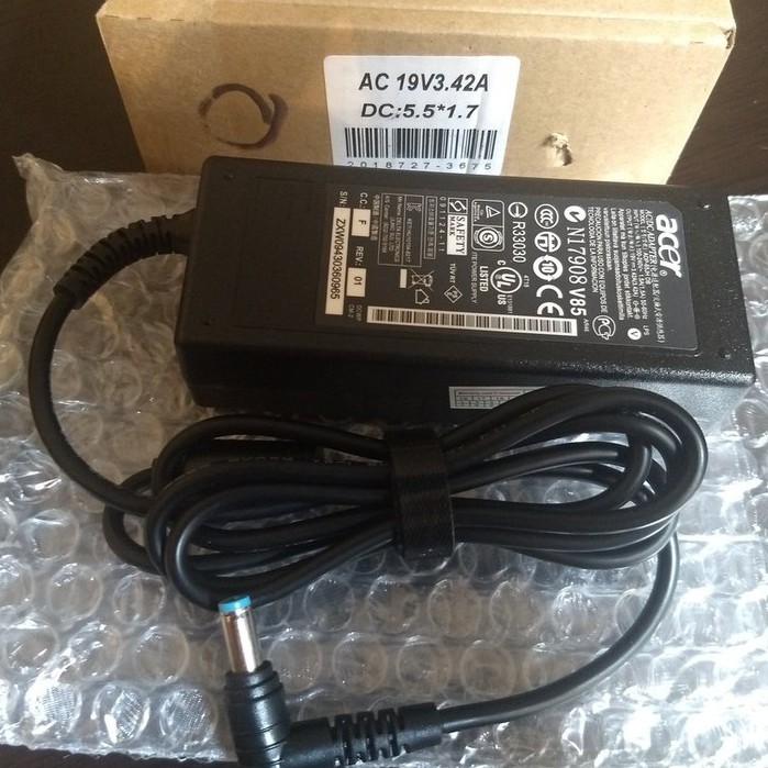 (ADAPTER) SẠC LAPTOP ACER 19V-3.42A (Đầu dùng riêng cho Acer Aspire Z1401 Z1402) (65W) kích thước đầu ghim (5.5 x 2.5 mm