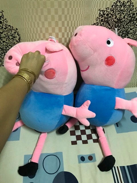 HEO PEPPA XANH DƯƠNG 70cm Cao Cấp,Chất MINISO Mềm Nhũng