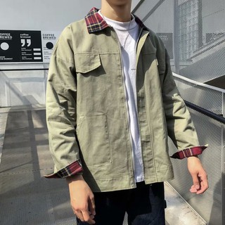 Áo Khoác Cổ Bẻ Phong Cách Hàn Quốc Thời Trang Cho Nam