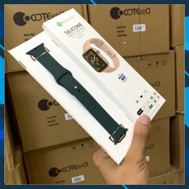 Dây đeo silicon cho Apple Watch đủ Size chính hãng COTEetCI