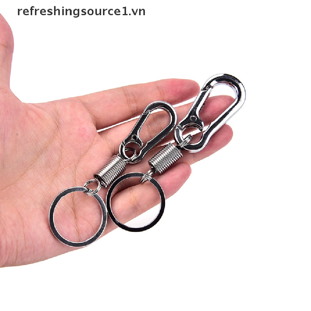 1 Móc Khóa Hình Hồ Lô Bằng Thép Không Gỉ Chống Thất Lạc Có Thể Thu Gọn Lại {refreshingsource1.vn}