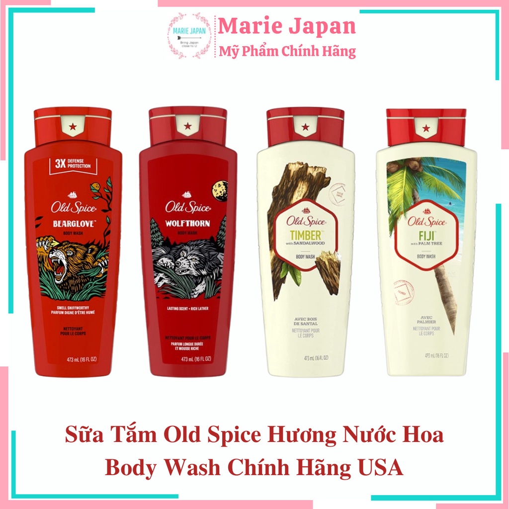 Sữa Tắm Old Spice Hương Nước Hoa Body Wash Chính Hãng USA