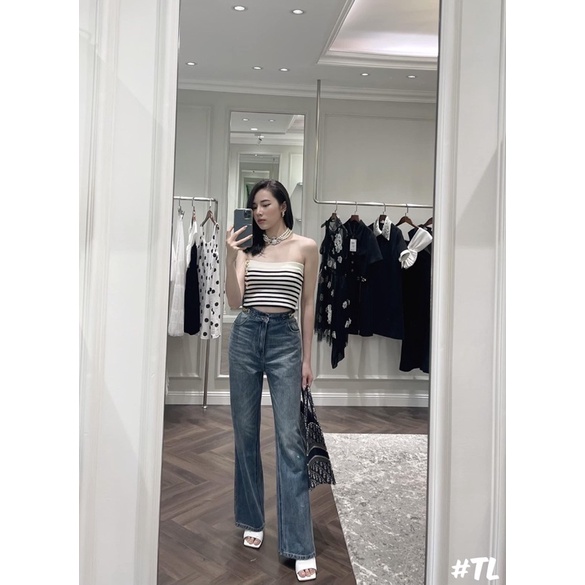 Áo quây kẻ celi cao cấp full tag
