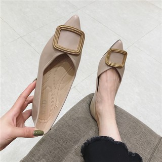 Giày Búp Bê Mũi Nhọn Size Lớn 31-45