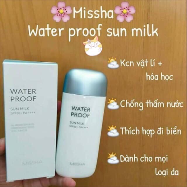 Kem Chống Nắng Missha Sun Milk 70ml