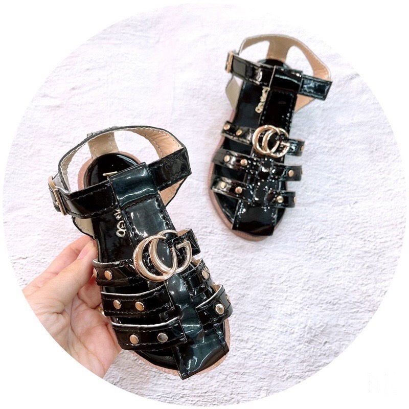 Sandal rọ da bé trai bé gái