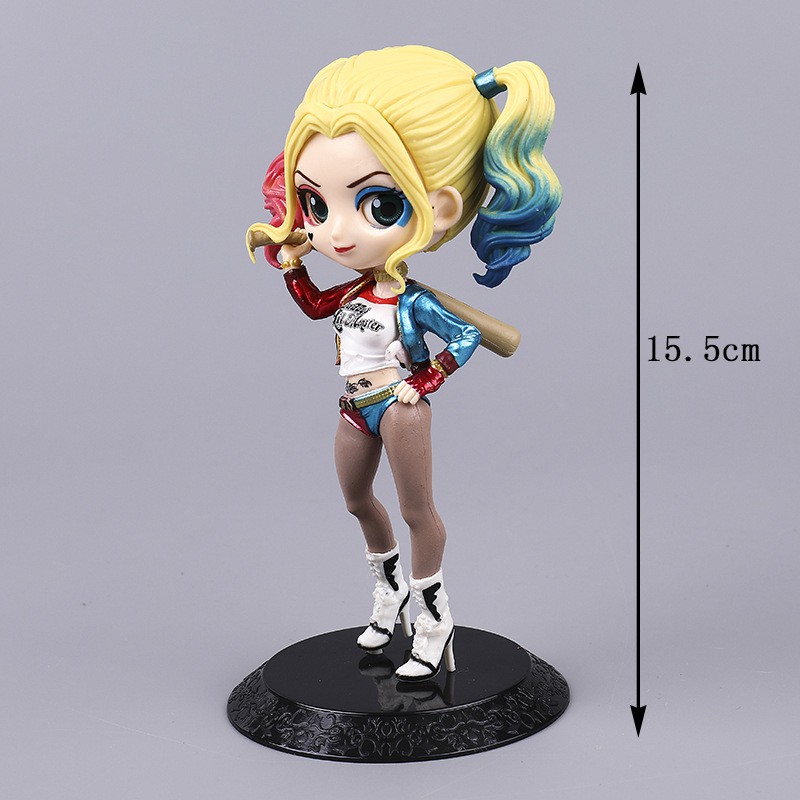 Mô Hình Nhân Vật Harley Quinn - Biệt Đội Cảm Tử cao 15.5CM rất xinh và ngầu