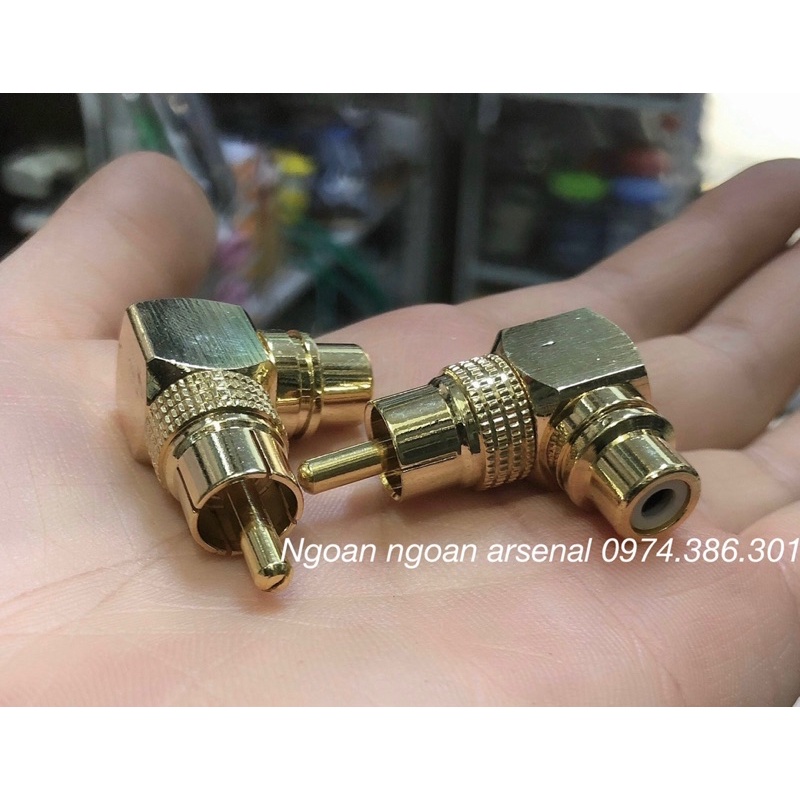 Jack chuyển Av rca thẳng sang Av cong hàng chất lượng. Báo giá 1 cái. ❤️