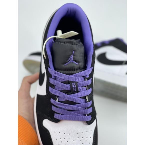 Giày jodan low Black tím + hộp