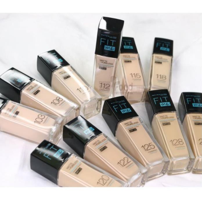 KimChi03 - Kem Nền Kiềm Dầu, Cho Lớp Nền Mịn Lì Tự Nhiên Maybelline Fit Me Matte Poreless Foundation | BigBuy360 - bigbuy360.vn