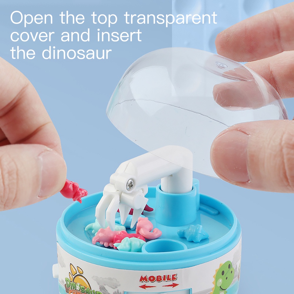 Máy Gắp Đồ Chơi Mini Hình Khủng Long Dễ Thương Giúp Giảm Căng Thẳng Cho Bé