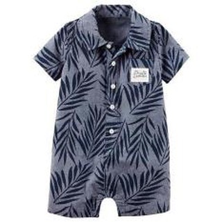 Freeship 99k TQ_body sơ mi newborn bé trai