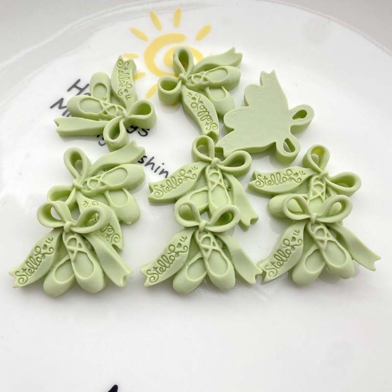 Set 20 Phụ Kiện Trang Trí Điện Thoại Hình Giày Múa Ba Lê Diy