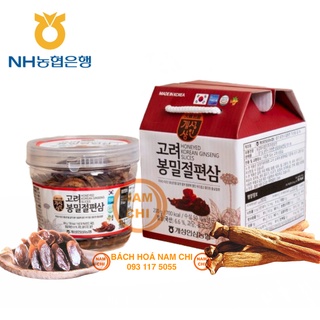 Hồng sâm cắt lát tẩm mật ong nonghyup hộp 200g bổ dưỡng - hàn quốc