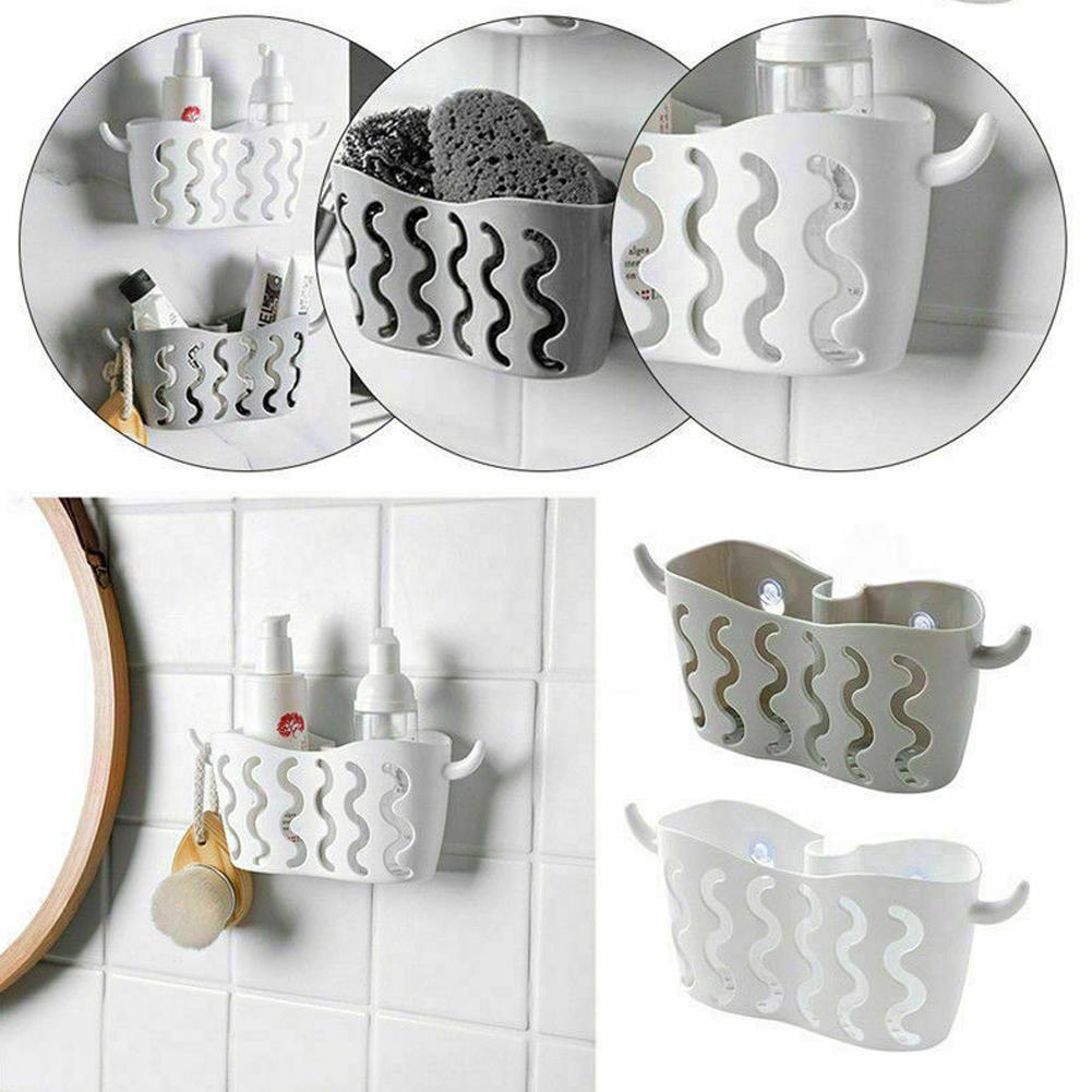 Rổ đựng đồ có lỗ thoát nước gắn bồn rửa nhà bếp không đóng đinh tiện dụng