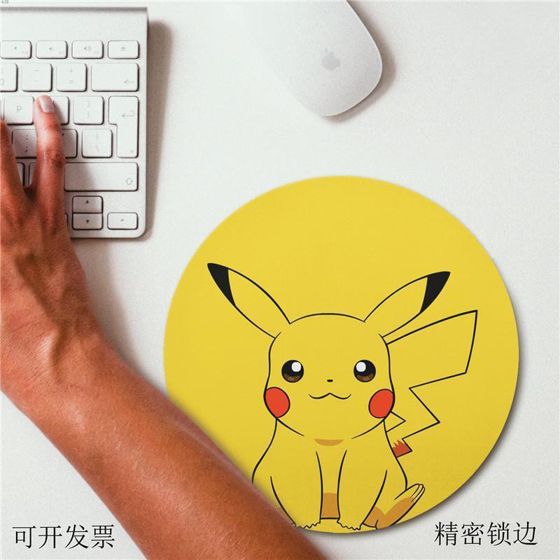 Miếng Lót Chuột Máy Tính Bằng Cao Su Hình Pikachu Dễ Thương