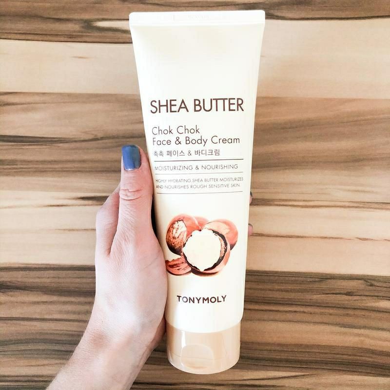 Kem dưỡng da cho mặt và cơ thể Tonymoly Shea Butter Chok Chok Face & Body Cream