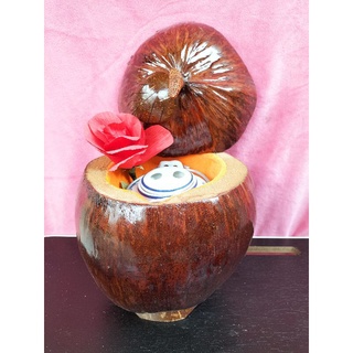 bình giữ ấm trà trái dừa 1,2l có đế