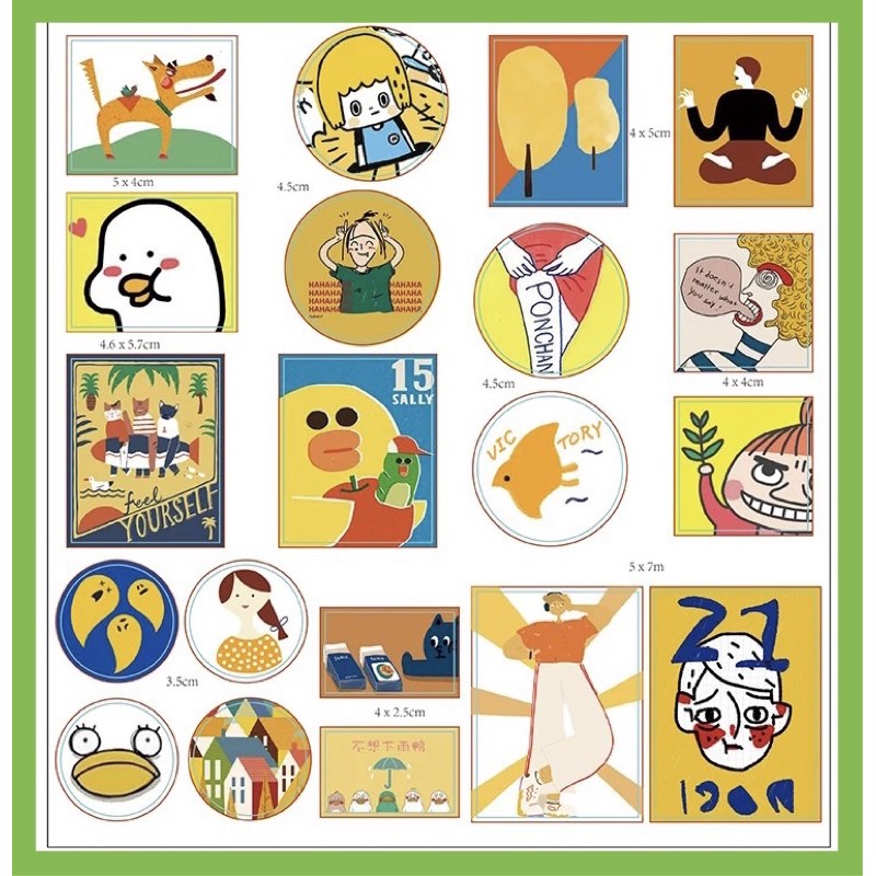 Set 60 sticker 20 hình chuẩn hài hước 🧏🏻‍♂️🙋🏼⚡️🌟