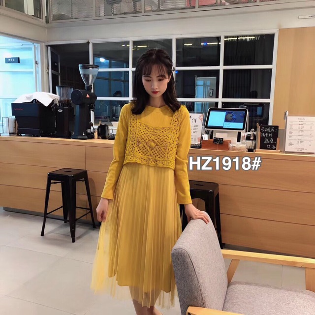 Váy bầu thời trang thu đông đẹp 40-70kg