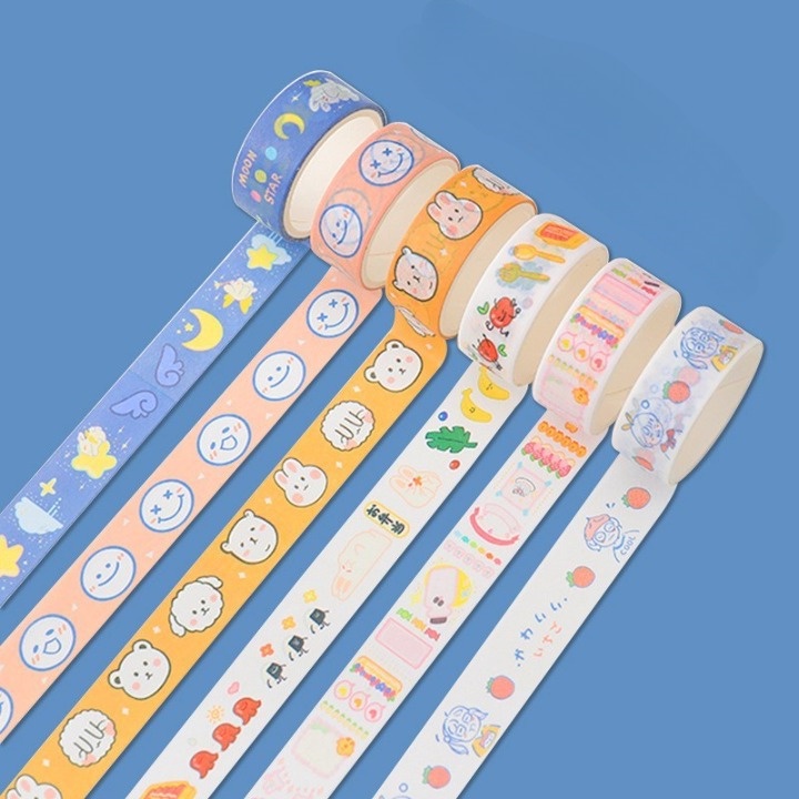 Washi tape cute anime trang trí tiện lợi đa năng