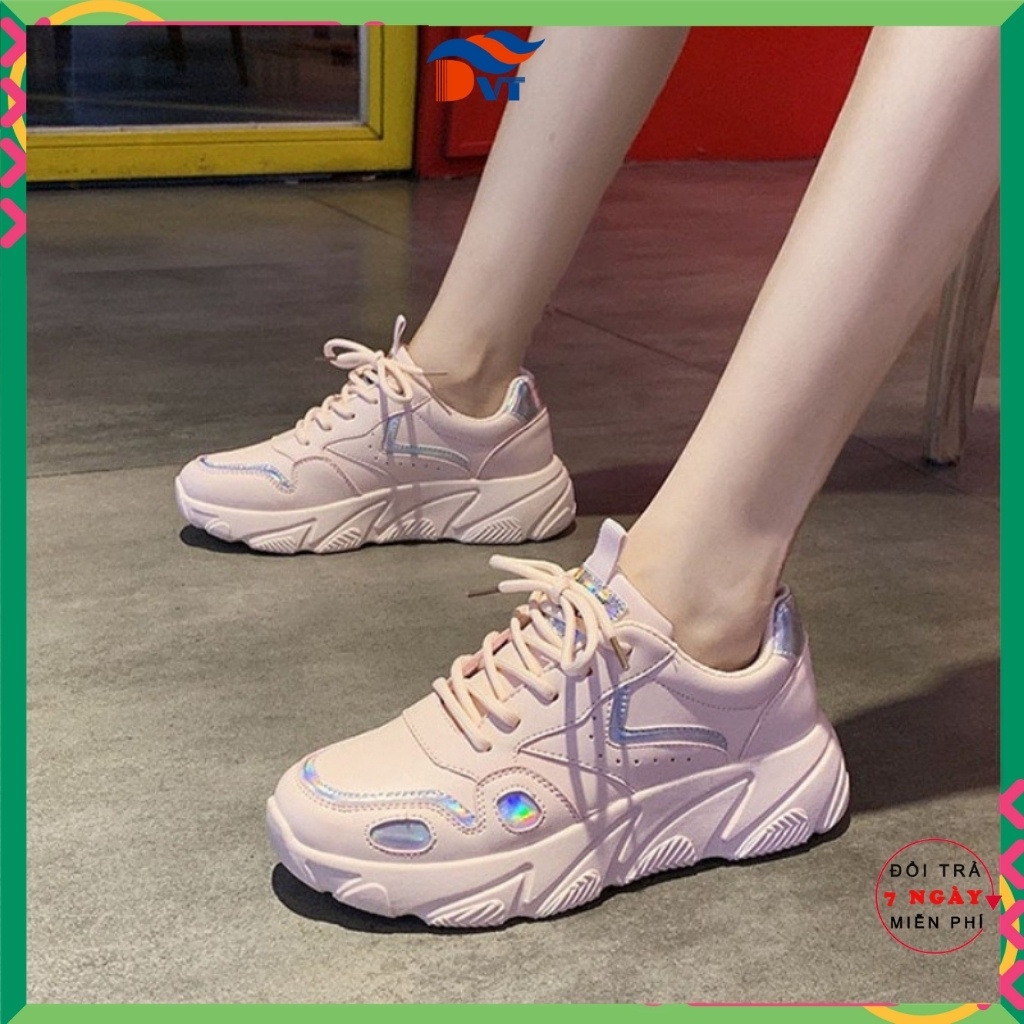 Giày thể thao nữ, giày sneaker nữ đẹp Hàn Quốc shadow đế tăng chiều cao siêu xinh DVT 1017702