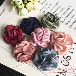 [FREE SHIP] Cánh hoa lụa SATIN cắt sẵn 5 cánh - gói 10c