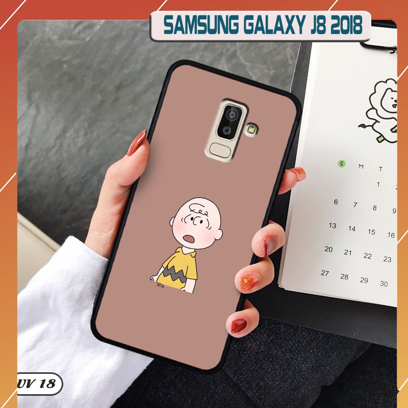 Ốp lưng Samsung J8 2018- lưng nhám ,ngộ nghĩnh