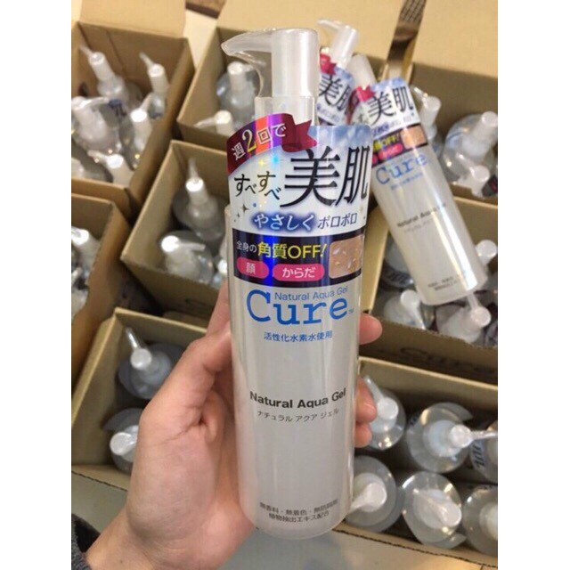 Tẩy Da chết Cure Natural Aqua Gel 250g Nhật Bản hàng Công ty