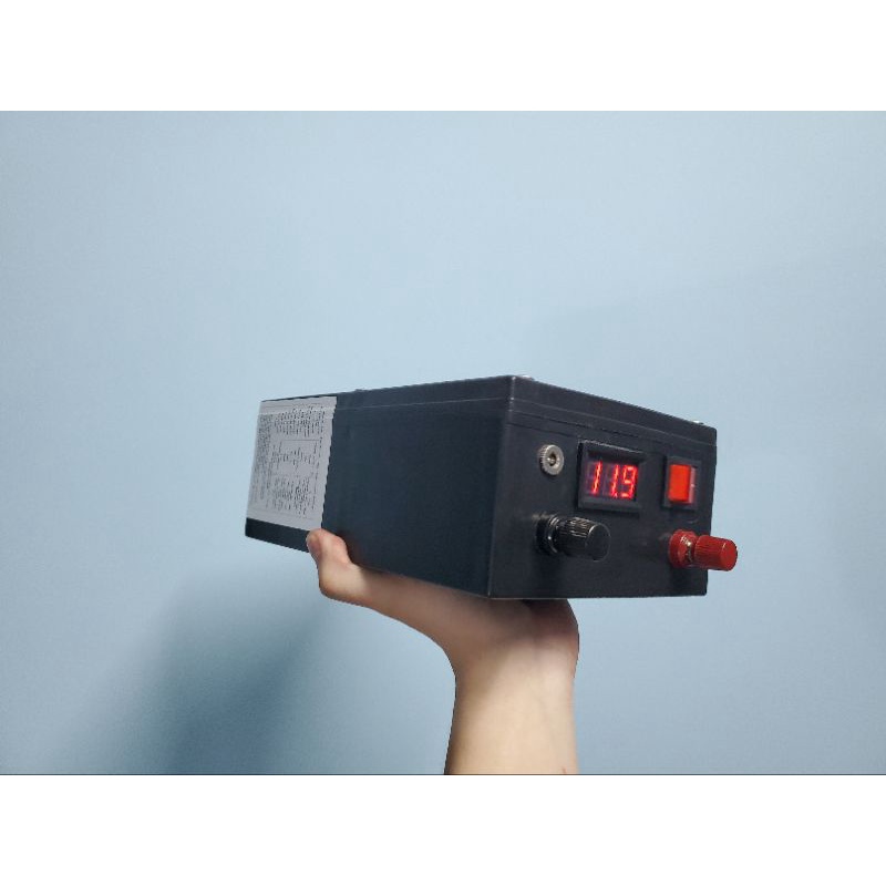 Bộ pin Lithium ion 12V 30Ah dòng xả 100Ampe  Cell Pin Gushen chuyên lưu trữ, nguồn di động cho đèn, quạt