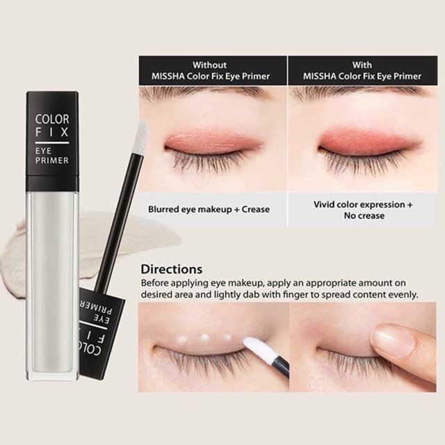 00010Kem lót trang điểm vùng mắt Missha Color Fix Eye Primer