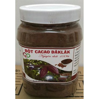 Cacao nguyên chất 100% - 500gr - Ca cao Đắk Lắk