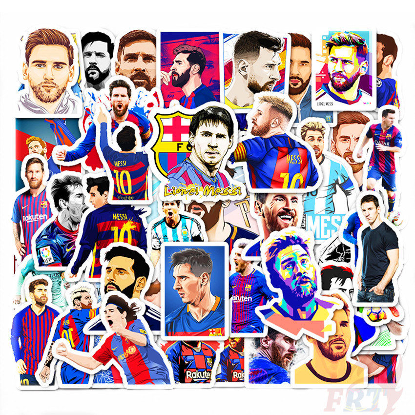 ❉ Leo Messi Series 02 - Famous Football Sports Player Superstar Stickers ❉ 50Pcs/Set Fans Collection Waterproof DIY Fashion Decals Doodle Stickers