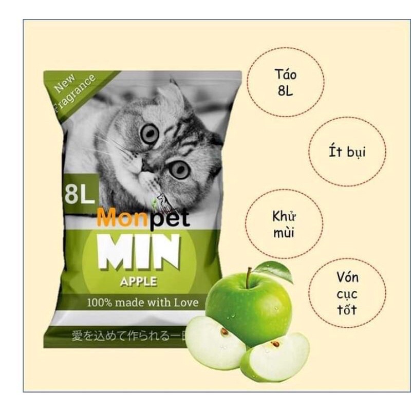 Cát vệ sinh cho mèo Cat Min 8L
