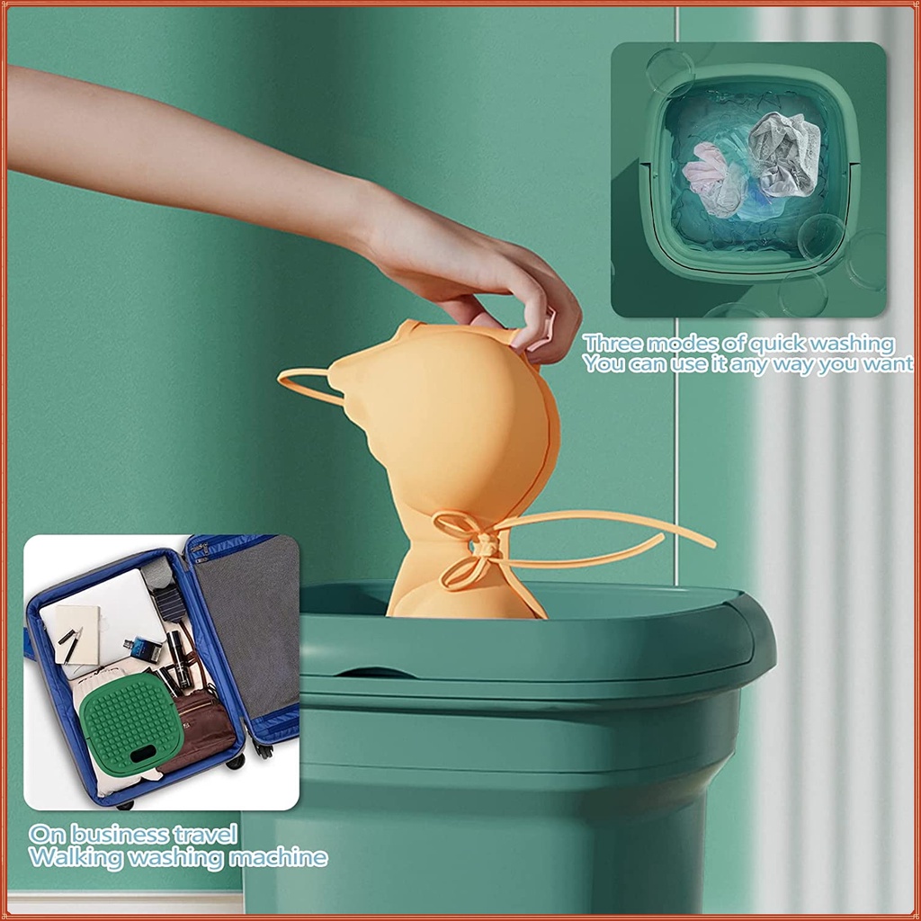 Máy Giặt Mini Máy Giặt Gấp Gọn Di Động Vắt Khô Khử Khuẩn Bằng Công Nghệ Blue Ag Titan store