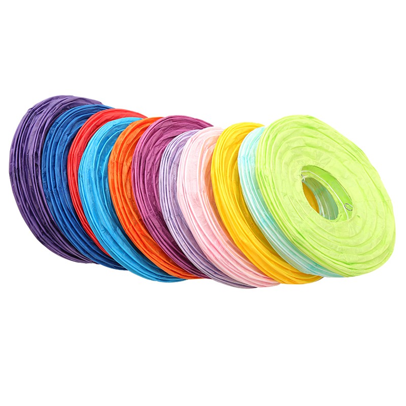 Lồng Đèn Giấy Hình Tròn Treo Trang Trí Giáng Sinh/Tiệc Cưới/Sinh Nhật DIY