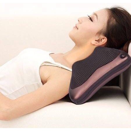 Gối massage hồng ngoại 8 bi đa năng FP-8028 / Gối masage cổ lưng vai hồng ngoại 8 bi