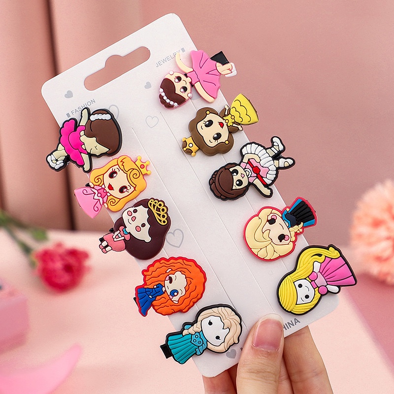Set 10 Kẹp Tóc Hình Trái Cây Dễ Thương Cho Bé Gái