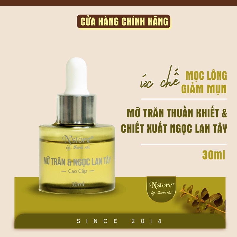 COMBO SÁP WAX BEANS VÀ SERUM MỠ TRĂN NGỌC LAN TÂY CAO CẤP