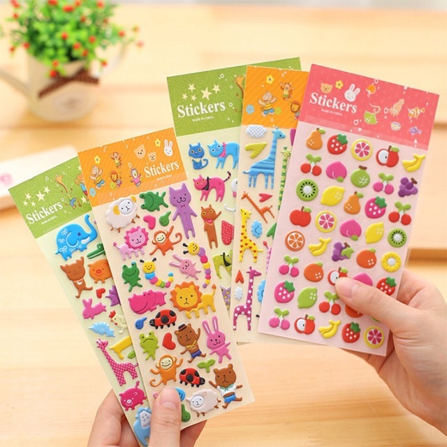 Sticker 3D hình nổi dán điện thoại, máy tính