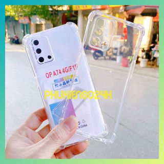 Ốp lưng Oppo A79 5G A56 5G A96 4G A57 4G A77S A74 4G A95 4G A16K A54 A55 A38 A58 A78 A98 Dẻo trong chống sốc 4 góc