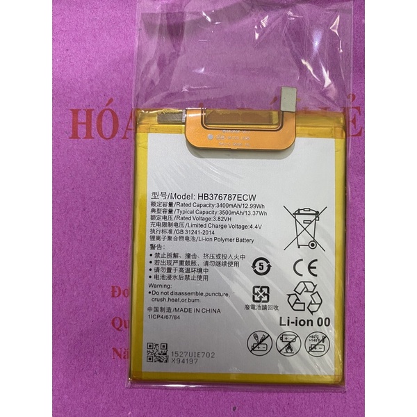 pin Huawei Honor V8,  Huawei v9, Huawei V10(Hb376787 ecw)