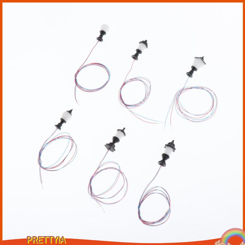 Set 10 Đèn Led 1: 100 1.9cm Dùng Để Trang Trí Tiểu Cảnh / Sân Vườn