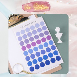 Sticker tròn đa năng để dán, trang trí