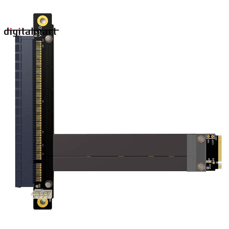 Extension Cable R43SR M.2 NGFF NVMe Key M to PCIE X16 Graphics Card Riser Adapter 16X PCI-E for M.2 2230 2242 2260 2280