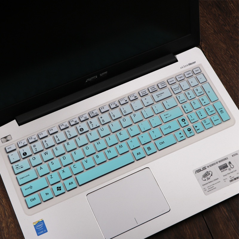 Miếng Dán Bàn Phím Silicone Siêu Mỏng Cho ASUS A55D X555D X555L K550J A556U X540S 15.6 Inch