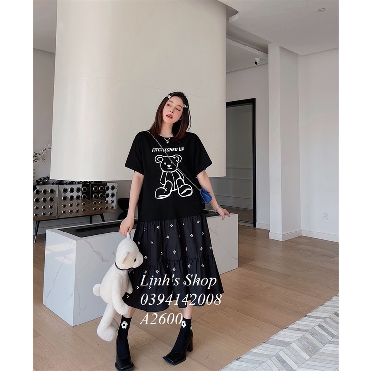 Váy Đầm Suông Xinh A2518 CÓ SẴN GIAO LUÔN