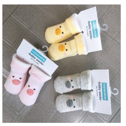 Vớ vịt chống trượt cho bé 3-6 tháng