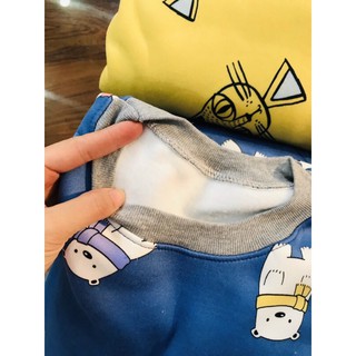 Bộ mặc nhà nỉ bông ấm áp
